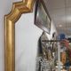 Old mirror Louis xvi style gilded wood stucco xixeme
