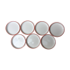 Red-line dessert plates