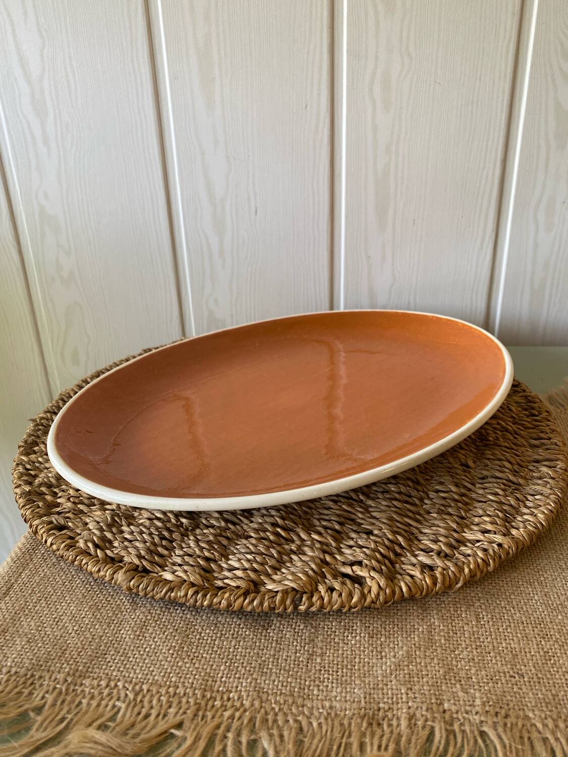 Vintage oval salt dish