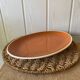 Vintage oval salt dish