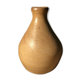 Soliflore vase in ceramic salt sandstone signed JC Courjault 70s