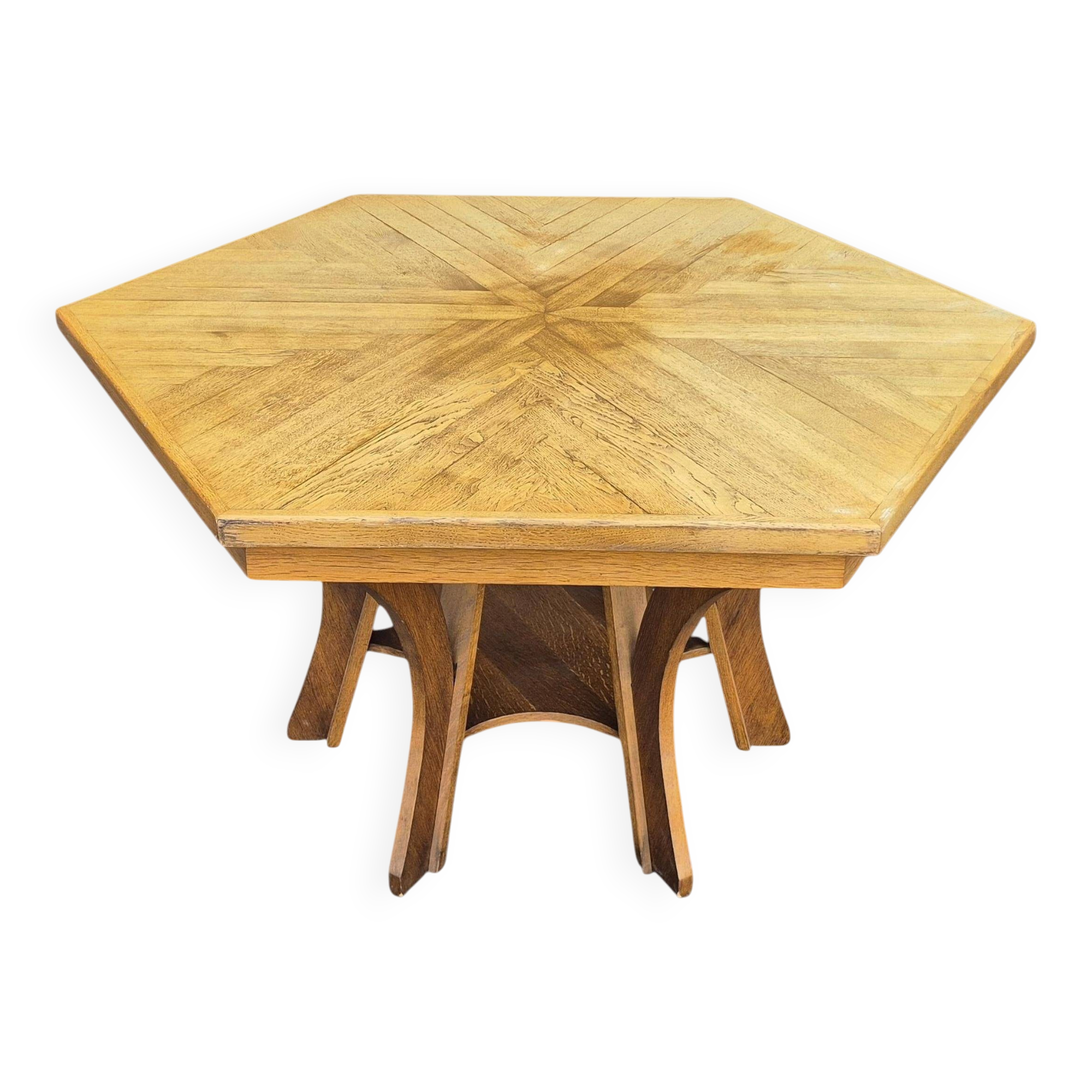 Modernist Handcrafted Dining Table, Netherlands, 1990s