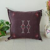 Moroccan Sabra Cushion in Cactus Silk  50x45cm