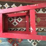 Painter red/bordeaux stool