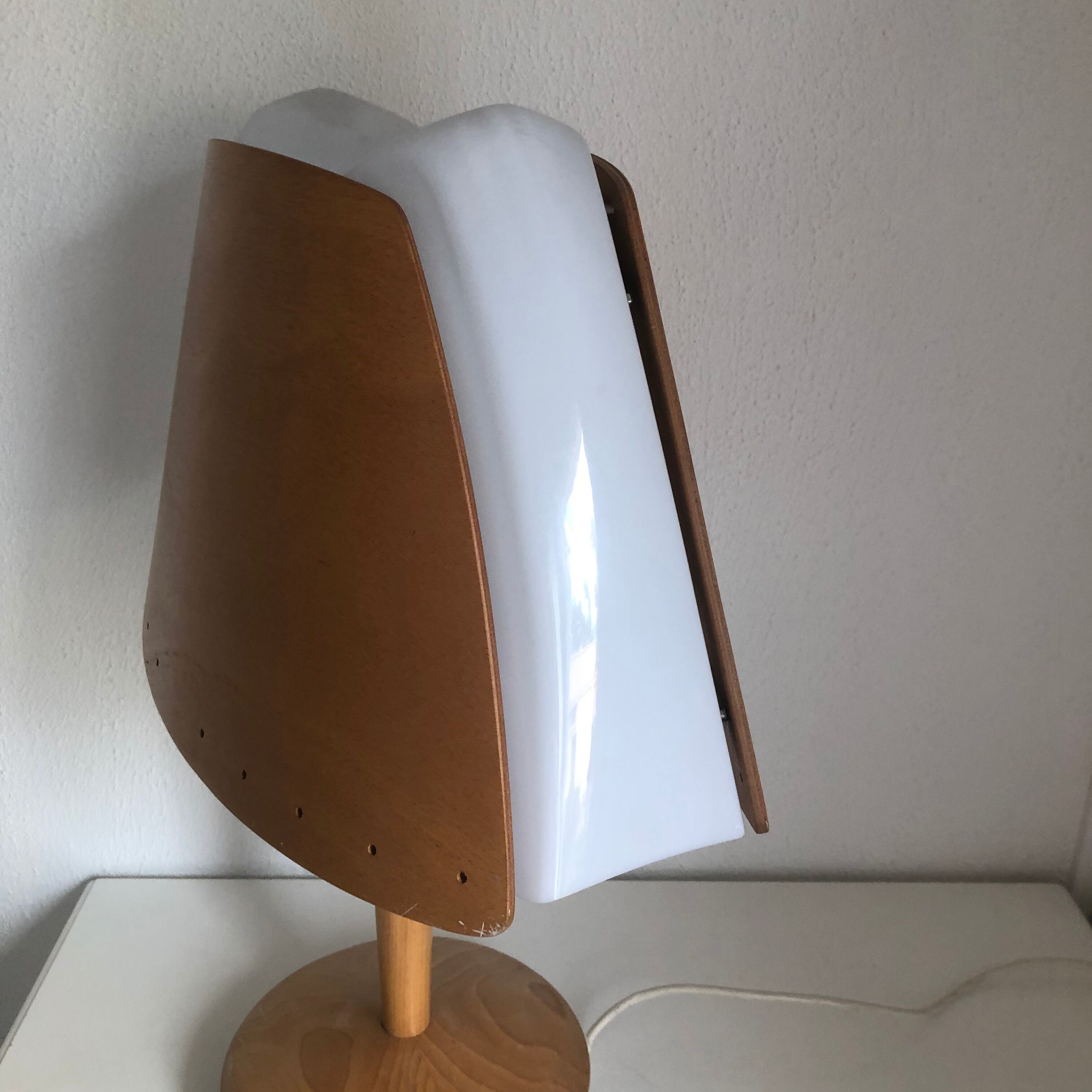 Lucid Soren Eriksen vintage table lamp 1980 - 65 cm