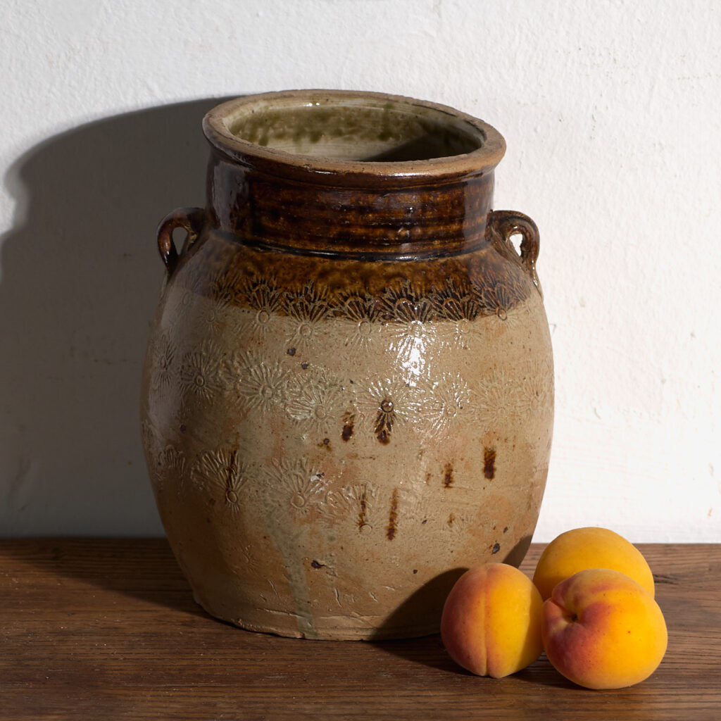 Ancient Chinese glazed stoneware vase – China, circa 1900