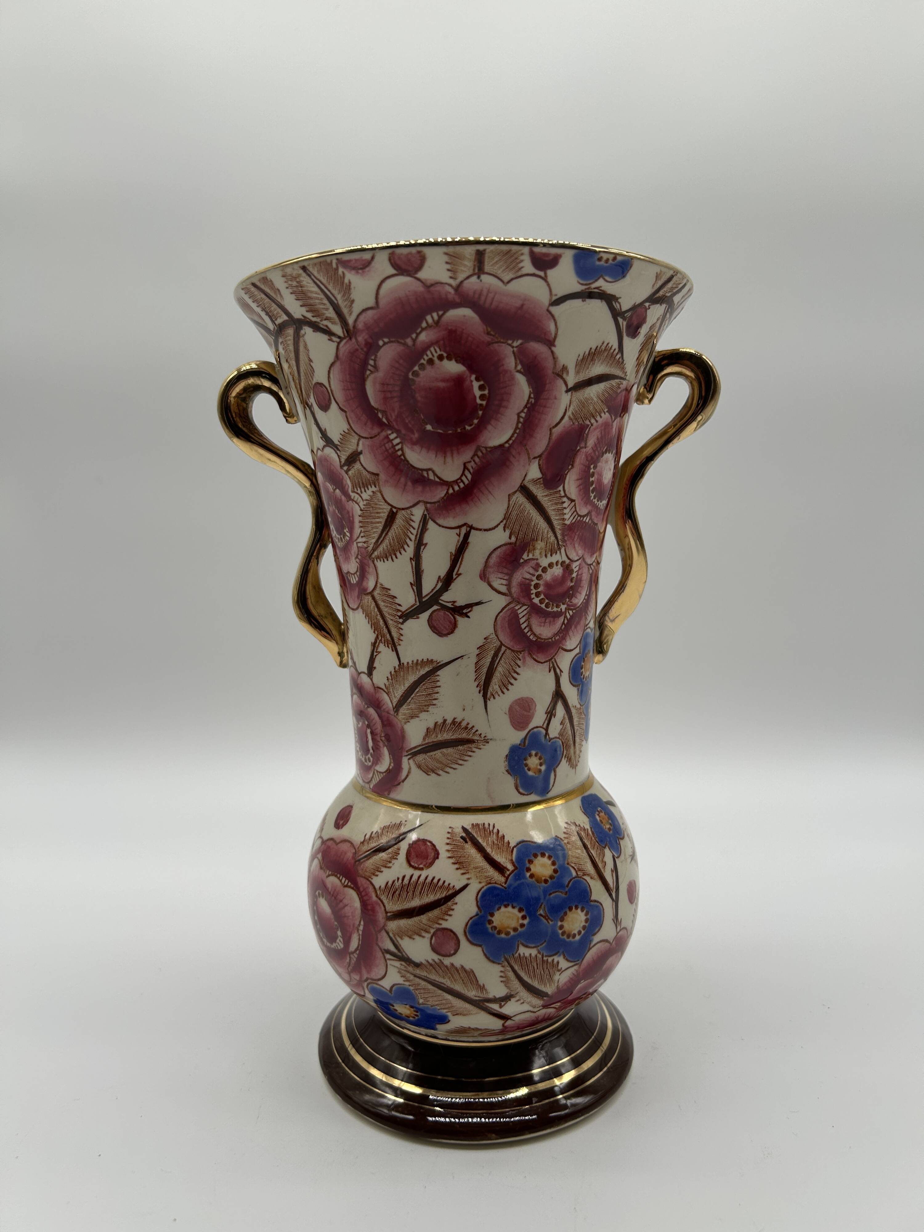 Beautiful vase Boch Frères by R. Chevallier.
