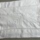 drap ancien en lin écru