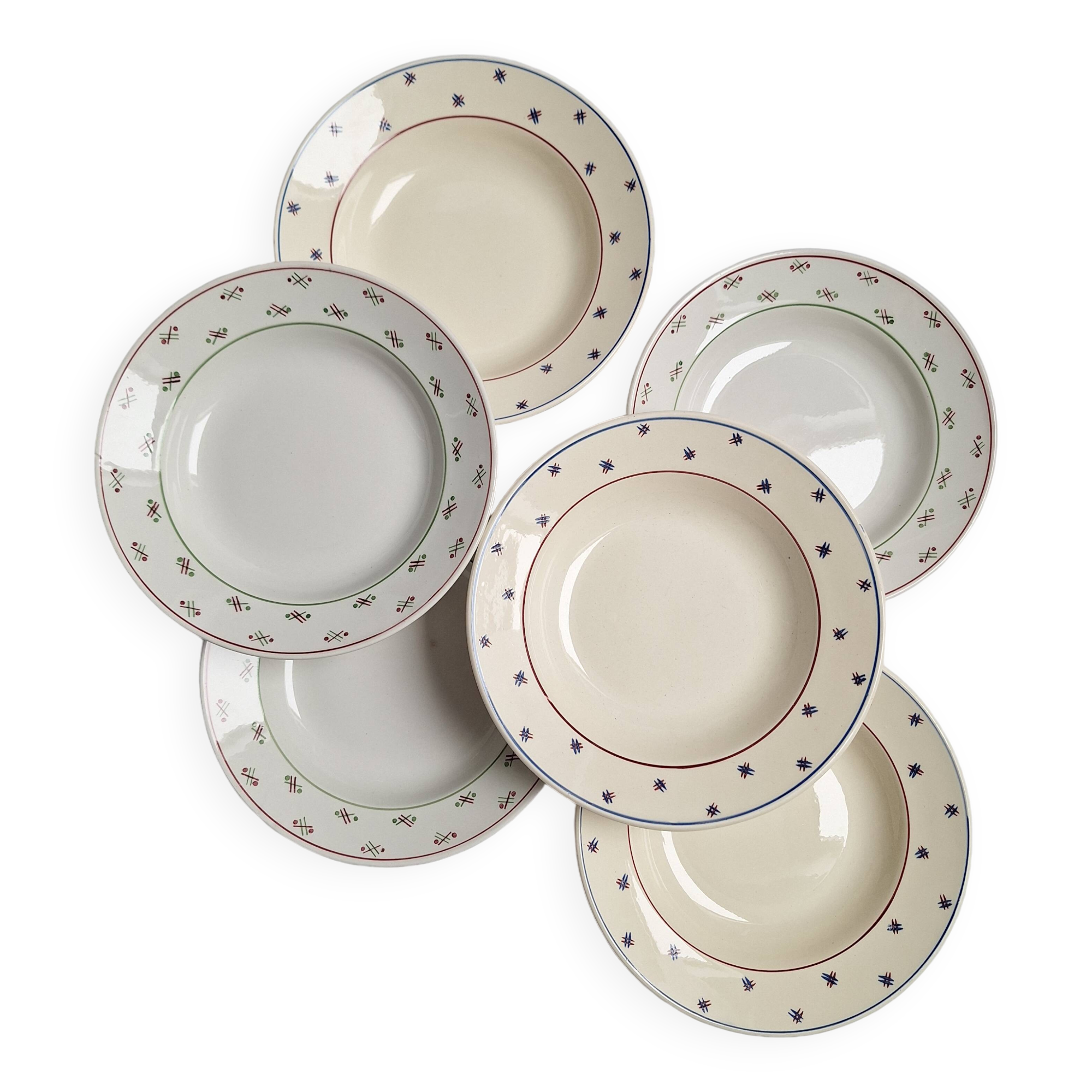 Lunéville soup plates 1910-1950