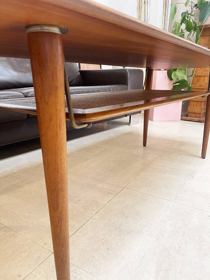 Teak coffee table Peter Hvidt & Orla Mølgaard – 1970s