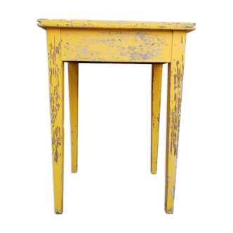 Yellow side table