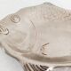 Vide poche poisson métal argenté