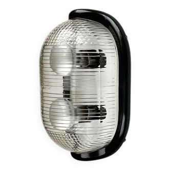 Wall Lamp Walnut Space Age Style Italian Modern Mid-Century by Achille Castiglioni for Flos, 1970s