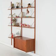 Teak modular shelving unit, Danish design, 1960s, made in Denmark