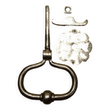 Ancien heurtoir de porte fer forgé XVIII XIX ème