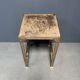 Industrial vintage iron side table