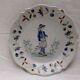 Malicorne plate old tableware character collection