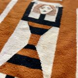 Vintage Peruvian wool rug