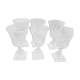 Sevred crystal glasses