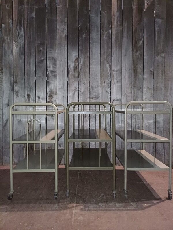 Metal trolley – bar cart – side table – plant shelf (30 in stock)