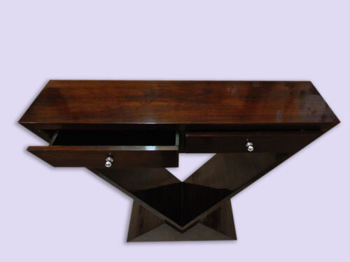 Art deco rosewood console
