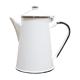 Vintage tea maker in enamelled sheet metal