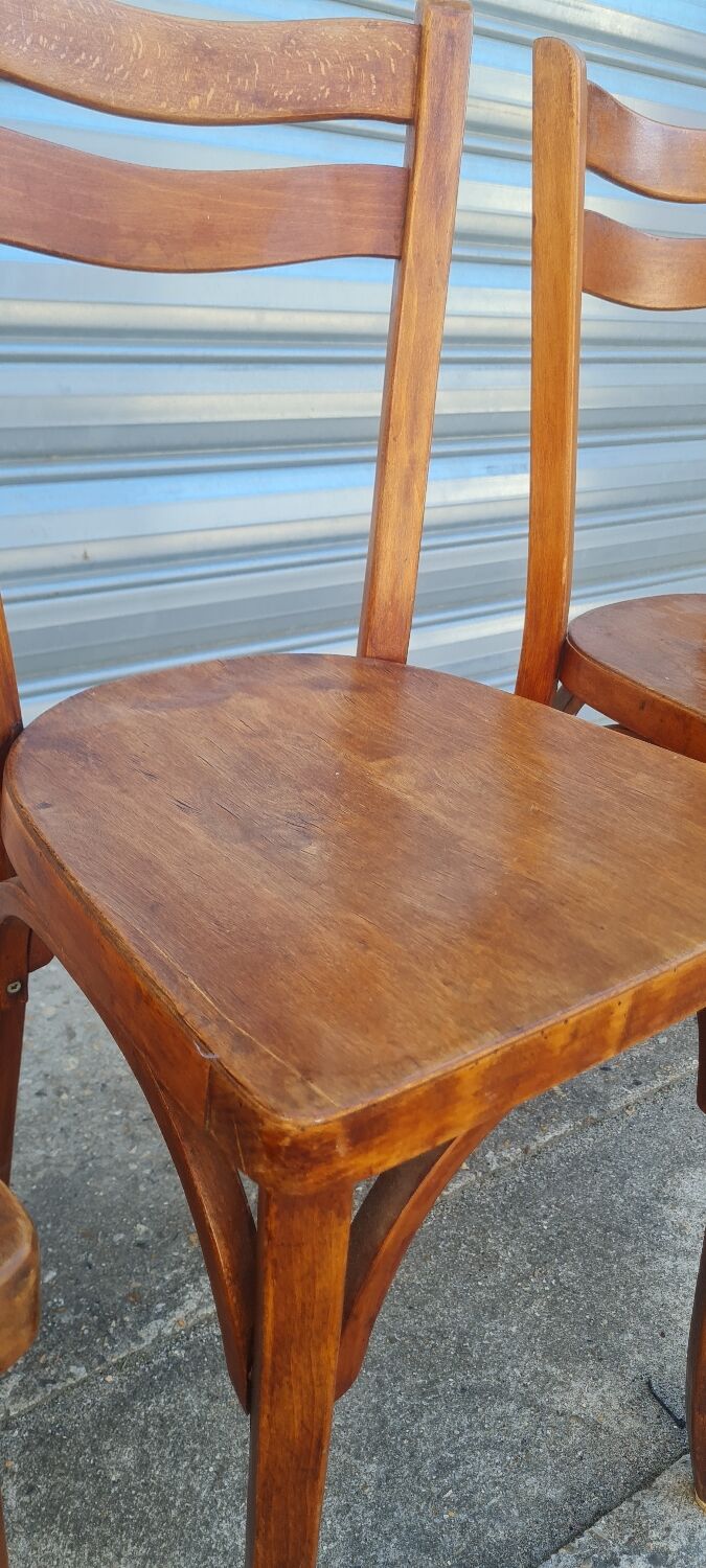 Set of 4 Baumann bistro chairs