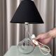 1970s Lucite Knot Table Lamp Attributed to Elaine Bscheider for Dorothy Tho