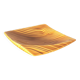 Vallauris yellow wood effect slip pocket emptier