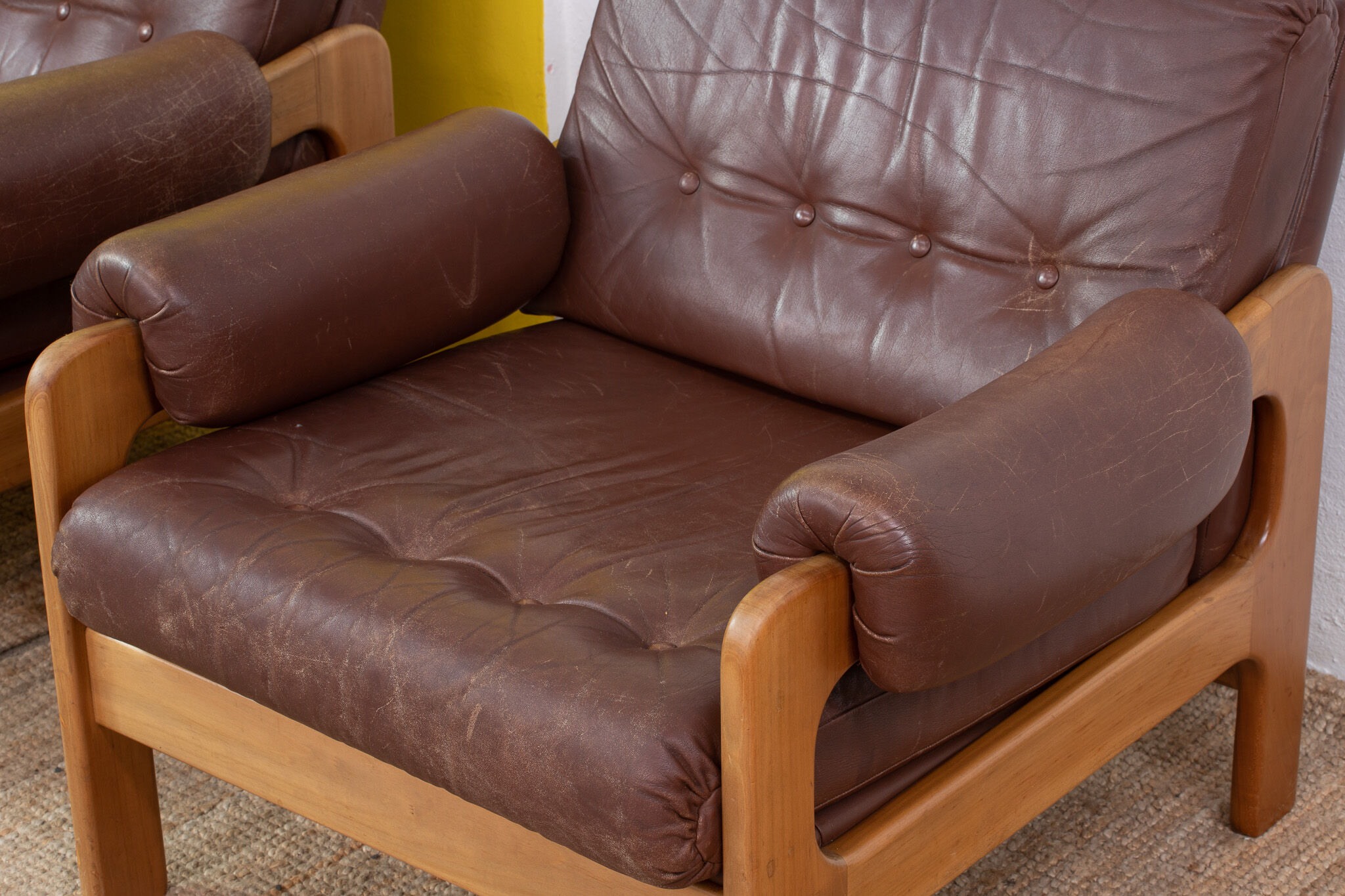 Fauteuil Scandinave Vintage – 80 cm