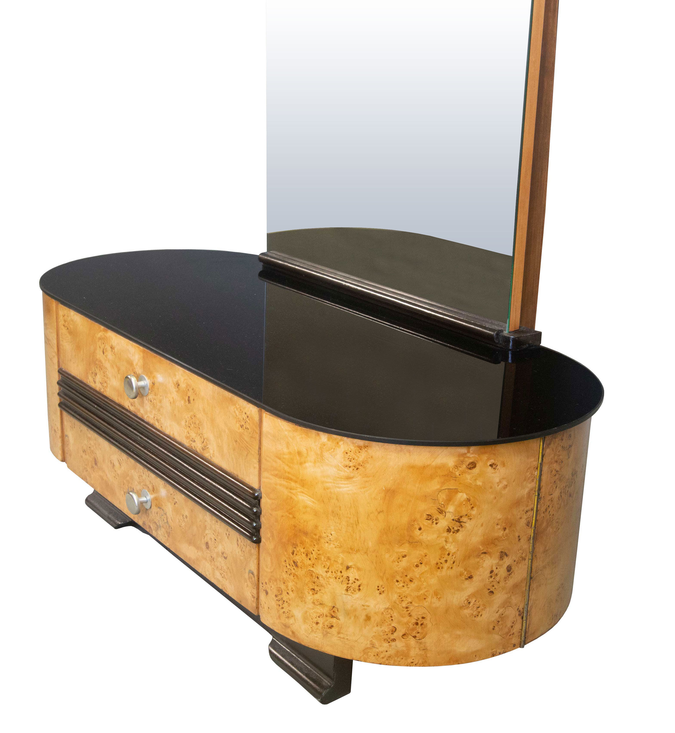 1950's mid century dressing table by Jindrich Halabala for UP Brno