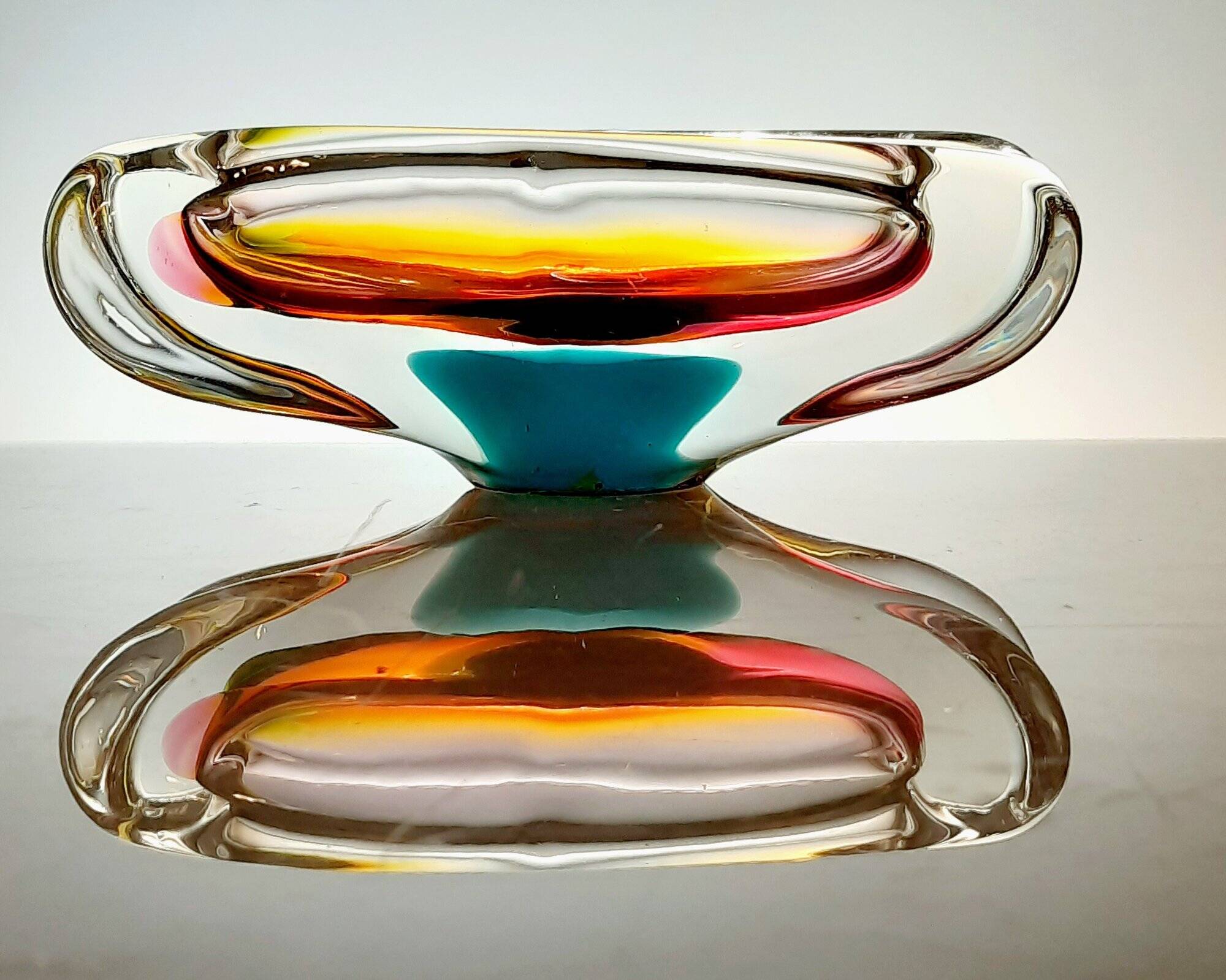 Vintage Cup • Blown Glass • Josef Rozinek • Borske Sklo • 1960