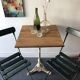 Old bistro table for garden