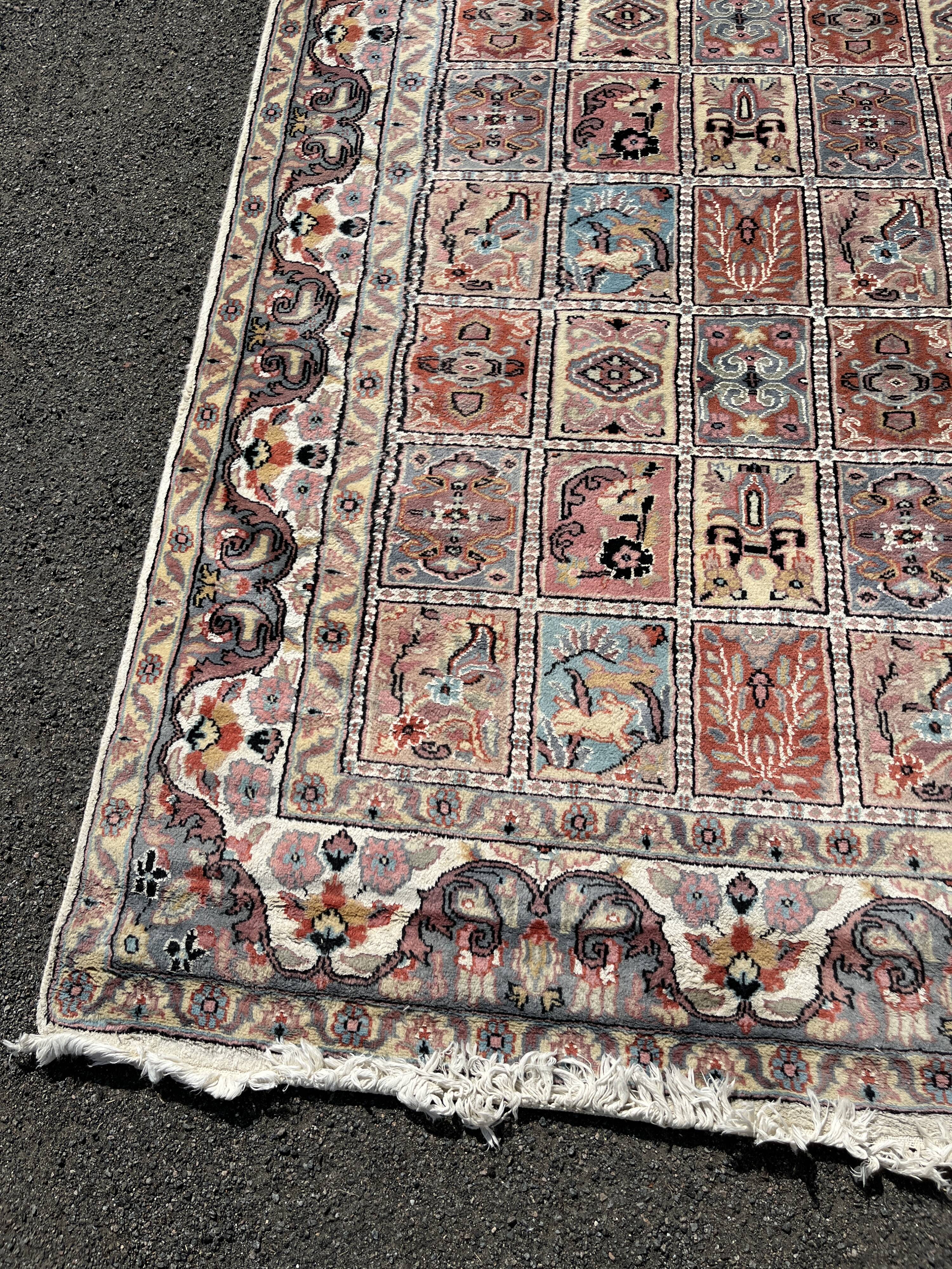 Authentic handmade oriental rug – 2.72 × 1.86