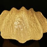 Austrian "ice glass" ceiling lamp by JT Kalmar 1970
