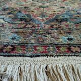 Handmade Pakistani wool and silk rug 128x80cm