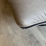 Mantis leather lounge chair ottoman footrest Gerard Van Den Berg 1970