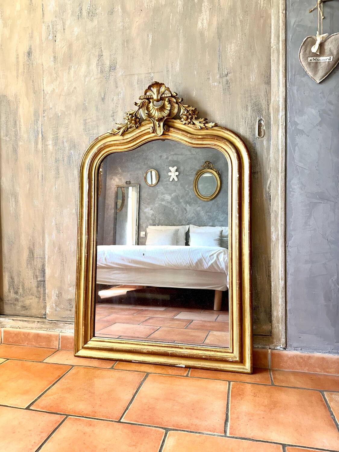 Miroir ancien Louis-Philippe XIXème