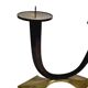 Art Deco style 2-armed candleholder, Germany, 1950s
