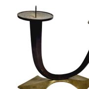Art Deco style 2-armed candleholder, Germany, 1950s