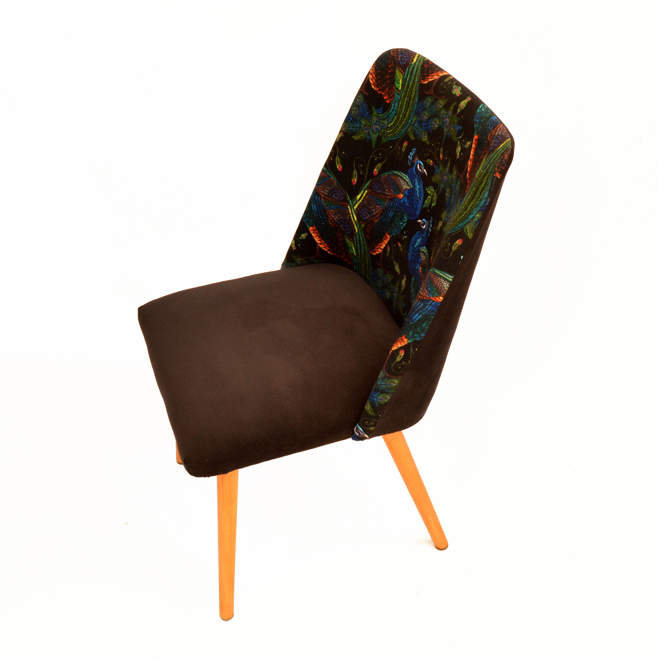 1960s modern upholstered chair, "patyczak", Słupskie Fabryki Mebli, Poland