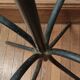 Vintage metal coat rack black and gold