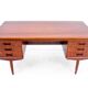Bureau en teck, Danemark, années 1960
