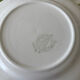 Lot of vintage checkered green dessert plates Moulin des Loups model.
