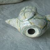 Faience shell bird marble effect