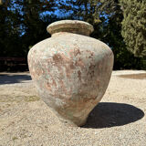 Old terracotta jar