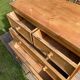 Commode ancienne en bois clair