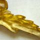 Antique gilt bronze pediment, furniture decoration, mirror, signed JF