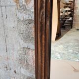 Ancient Burmese teak mirror