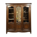 Louis XV style bookcase in solid oak circa 1880